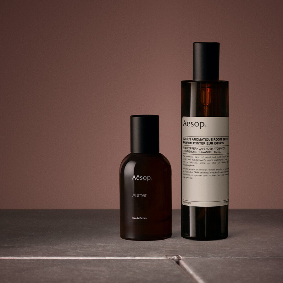 Istros Aromatique Room Spray and Aurner Eau de Parfum. ​