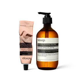 A potent pairing of Resurrection Aromatique Hand Wash and Hand Balm for cleansing and hydration.