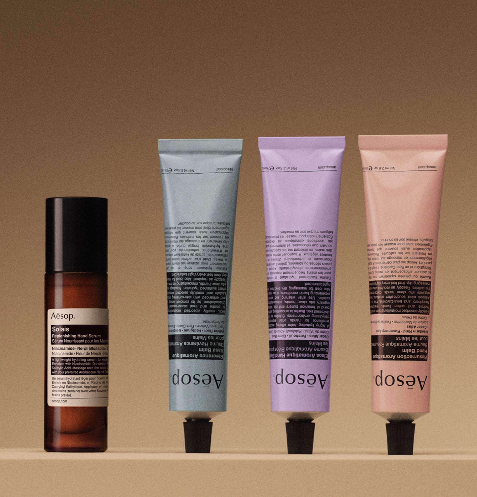 【サンプル×3付き】Aesop Solais & Andrum Duo Solais & Resurrection Duo | Aesop UK