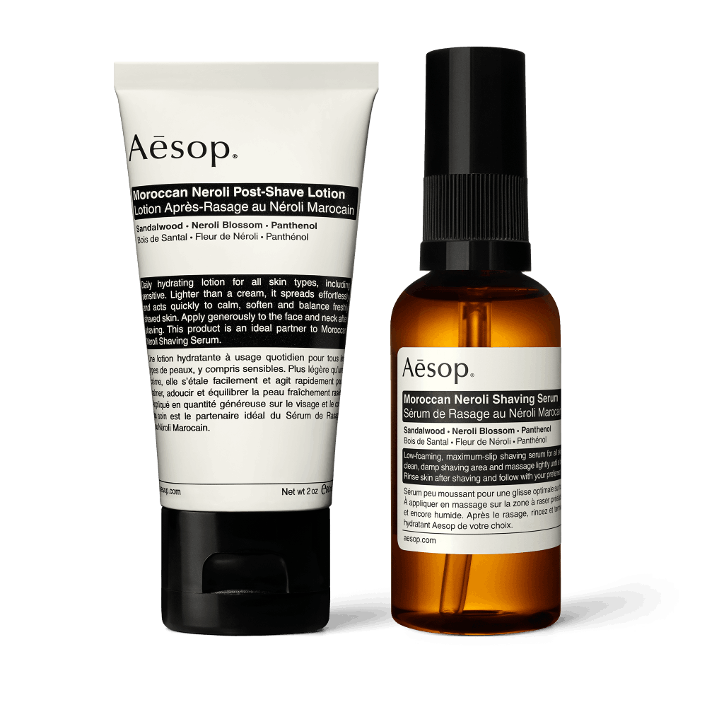 Moroccan Neroli Shaving Duet