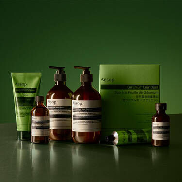 Geranium Leaf Body Care range